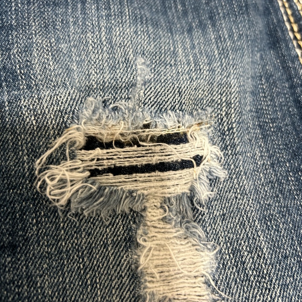 Distressed Blue Jeans - Picture 2 of 4